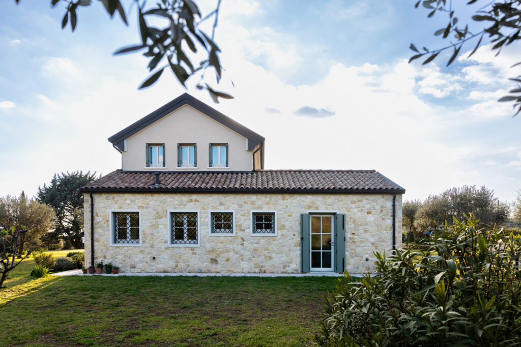 Villa in legno realizzata a Verona